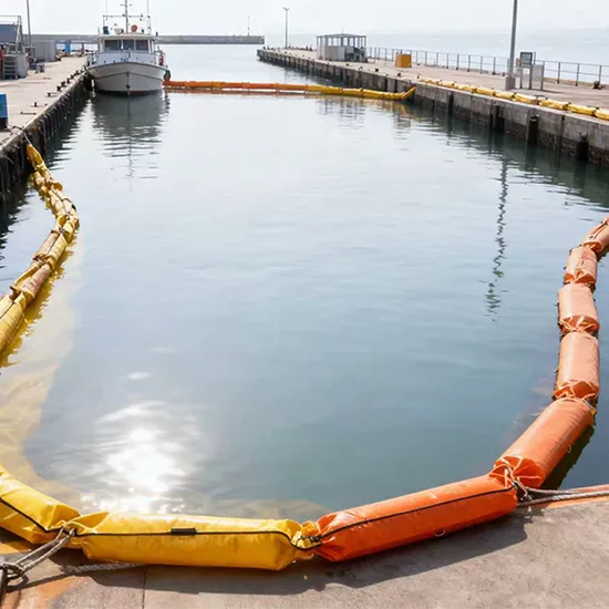 Interconnectable Sectioned Marine PVC Oil Boom